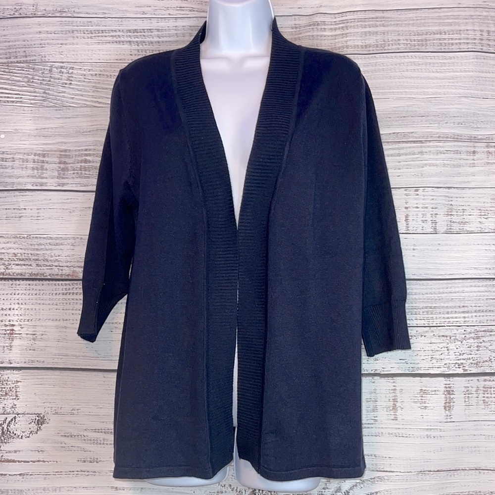 🔥 SALE Navy Blue Open Front Cardigan Petite Medium